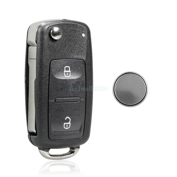 For VW Amarok 2010 2011 2012 - 2019 2020 2 Button Remote Flip Key Fob Shell Case