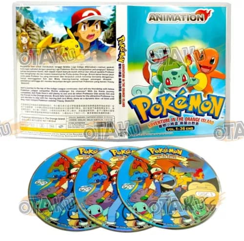 POKÉMON: Eventyr på Orangeøyene - TV DVD (36 episoder, engelsk tale)