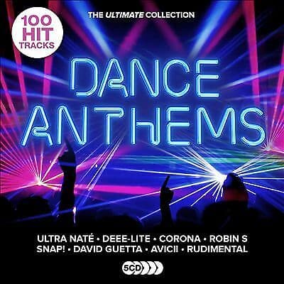 Various Artists : Ultimate Dance Anthems CD Box Set 5 discs (2020) Pre-Owned