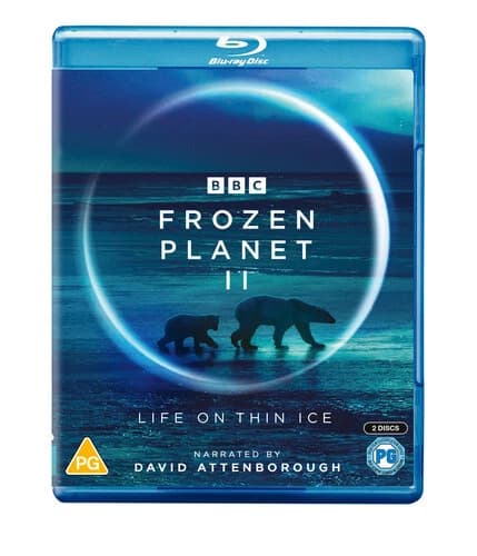 Frozen Planet II Blu-ray (2022) Mark Brownlow cert PG 2 discs Brand New
