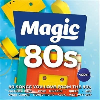 Various Artists : Magic 80s CD Box Set 4 discs (2018) Pre-Owned