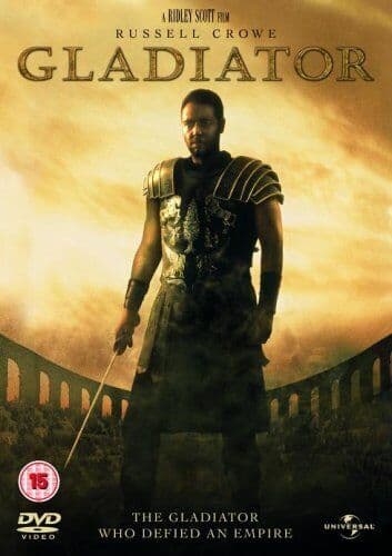 Gladiator DVD (2006) Russell Crowe, ohjaus Ridley Scott