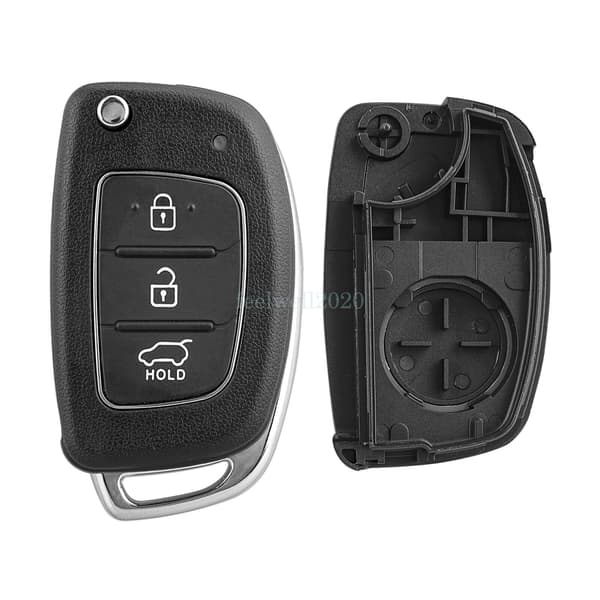 3 Button Key Fob Case For Hyundai i20 2012 2013 2014 2015 2016 2017 2018 2019
