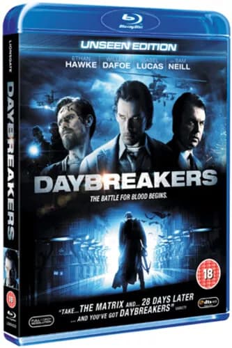 Daybreakers DVD (2010) Willem Dafoe, Spierig (DIR) cert 18 Great Value Brand New