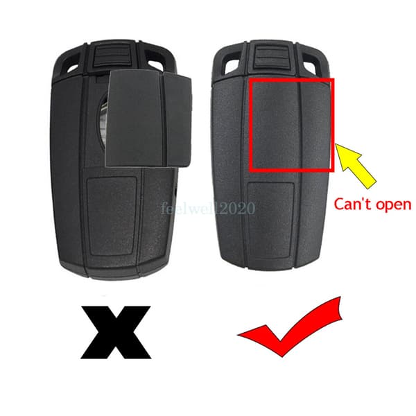 3 Button Key Fob Case Key For BMW 1 3 5 6 7 Series E90 E92 E93 + Battery LIR2025