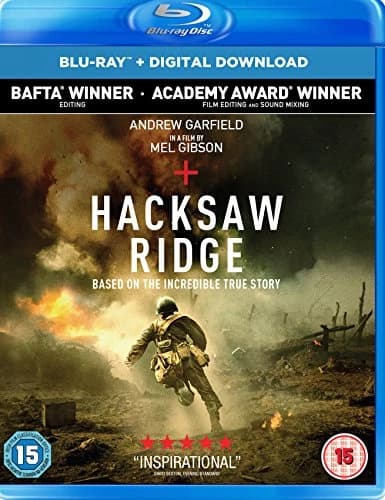 Hacksaw Ridge [Blu-ray] (2017) Andrew Garfield