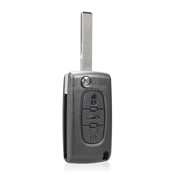 3Button Remote Key Fob Case For Peugeot Expert Partner Citroen Berlingo Dispatch