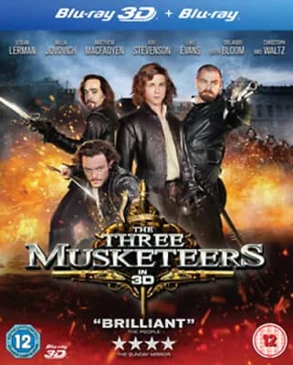 The Three Musketeers (2012) Juno Temple, Anderson (DIR) cert 12 2 discs Blu-Ray Pre-Owned