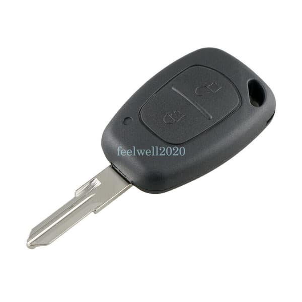 2 Button Key Fob Case Shell Replacement For Renault Trafic Vivaro Master Kangoo