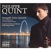 Philippe Quint : Violin Concerto/Schauspiel Overture/... CD (2009) Pre-Owned