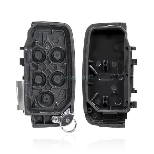 5 Button Key Fob Case Shell + Battery For Land Rover Discovery 4 Freelander 2