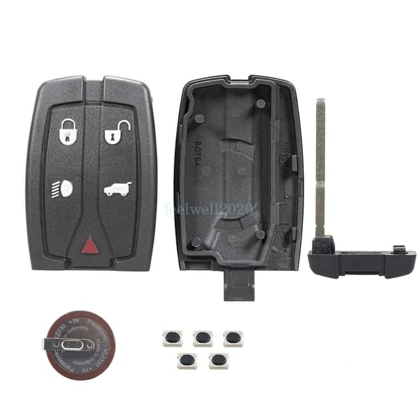 5Button Key Fob Case Shell Cover for Land Rover Freelander 2 2011 2012 2013 2014
