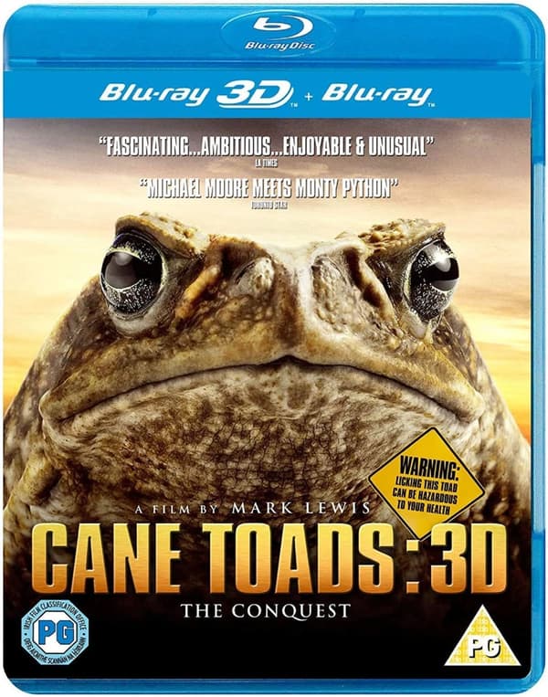 Cane Toads 3D Conquest (Bluray 3D + Blu Ray) Mark Lewis R2 Brand New