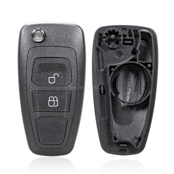 Replacement 2 Button Flip Remote Key Fob Case Shell for Ford Ranger 2011 - 2015