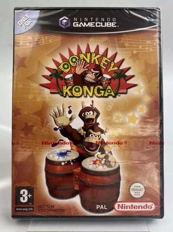 Gamecube Donkey Konga ( 2004 ) Pal Brand New