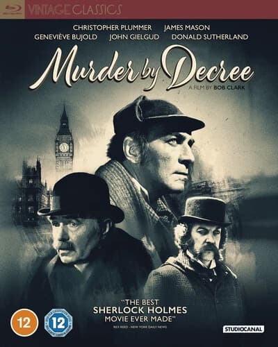 Murder By Decree Bluray (2021) Christopher Plummer, Clark (DIR) cert 12 Brand New