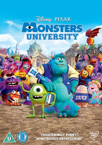 Monsters University DVD (2013) Dan Scanlon Cert U Pre-Owned Region 2