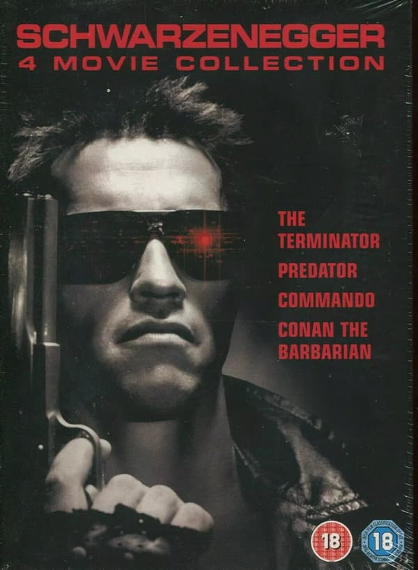 Arnold Schwarzenegger Boxset (Terminator, Commando, Predator, Conan) DVD