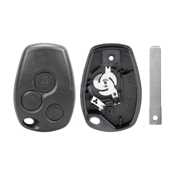 3Button Key Fob Case Shell For Renault Trafic Clio Modus Kangoo Twingo VA2 Blade