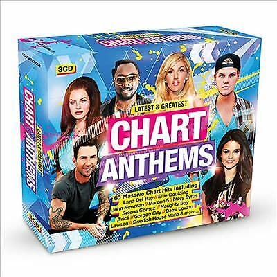 Various Artists : Latest & Greatest Chart Anthems CD 3 discs (2016) Pre-Owned