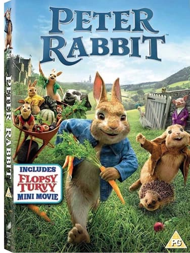 Peter Rabbit DVD Animasjon & Anime (2018) Domhnall Gleeson