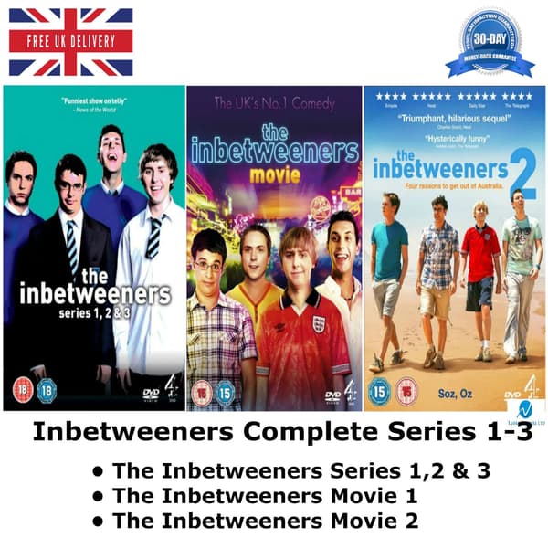 The Inbetweeners – Komplet Samling DVD