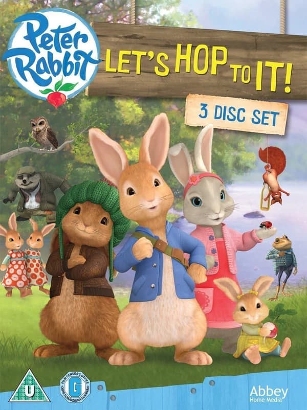 Peter Rabbit - Lets Hop To It Trippel DVD-boks