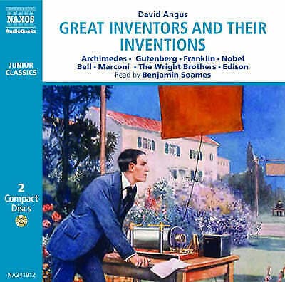 David Angus : Great Inventors and Their Inventions (Soames) CD 2 discs (2006) Pre-Owned