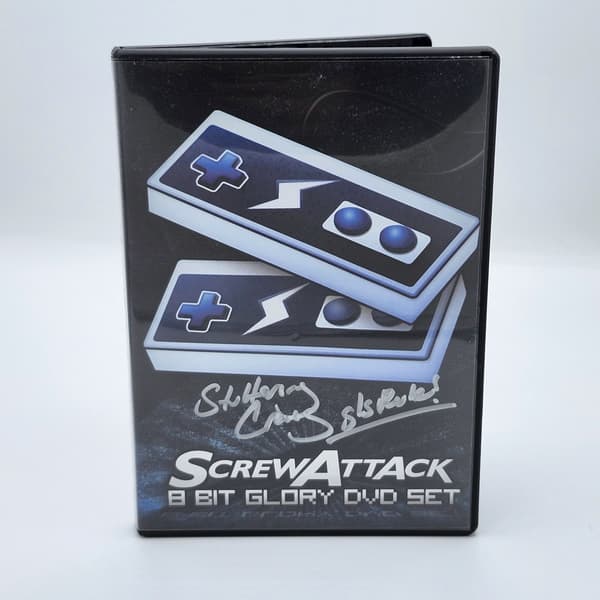 ScrewAttack 8 Bit Glory Video Game Vault – Autograferad DVD