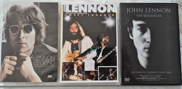 John Lennon: Three SET med Booklet DVD