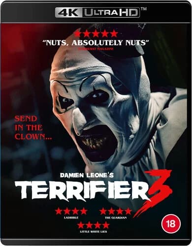 Terrifier 3 Bluray (2024) David Howard Thornton, Leone (DIR) cert 18 Brand New