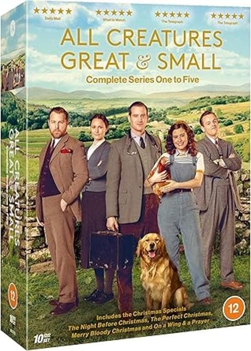 All Creatures Great & Small: Komplet Serie Boks DVD