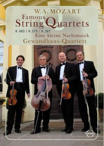 Mozart: Famous String Quartets DVD (2010) Cert E Pre-Owned Region 2