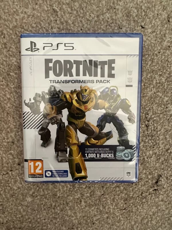 Fortnite Transformers Pack PlayStation 5 (PS5) (Code In the Box) Brand New