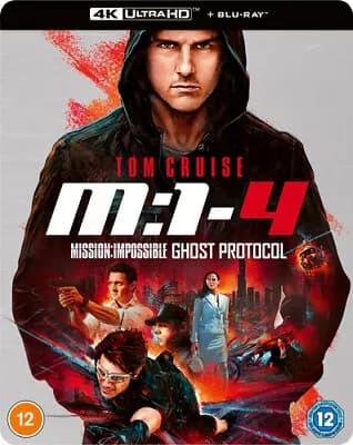 Mission: Impossible - Ghost Protocol Blu-ray (2023) Tom Cruise, Bird (DIR) cert Brand New