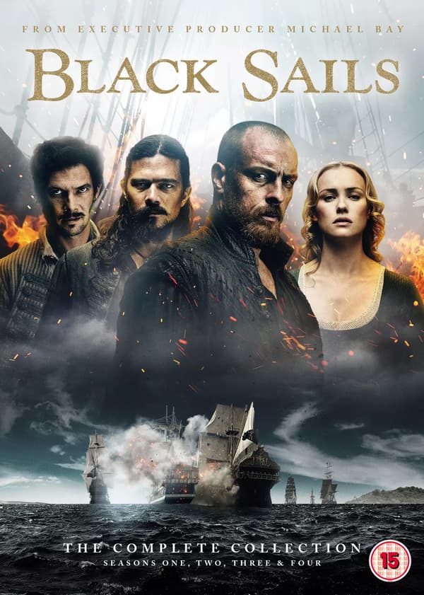 Black Sails: The Complete Collection (DVD) – Sæson 1-4 Box Set
