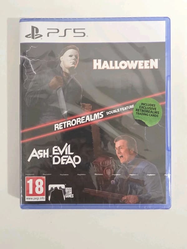 Retrorealms Halloween & Ash VS Evil Dead PS5 Brand New