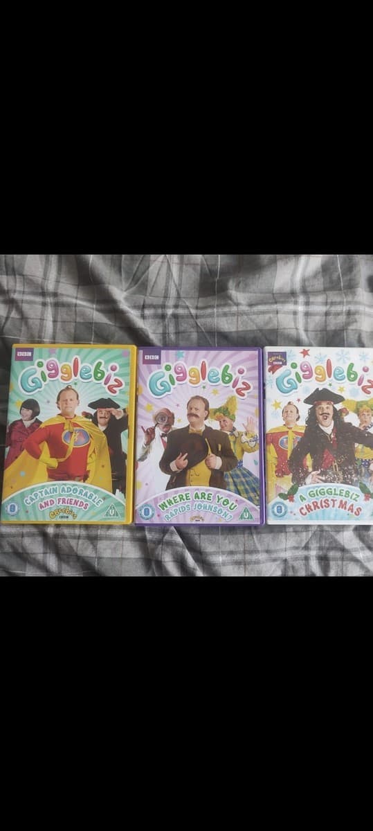 3 Gigglebiz DVDs - Barnprogram