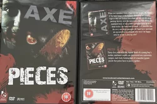 Axe / Pieces: 2 Skräck/Gore DVD-filmer