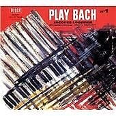 Jacques Loussier : Play Bach No.1 CD (2000) Pre-Owned