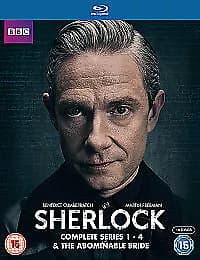 Sherlock Series 14 Complete (Bluray, 2017) Brand New