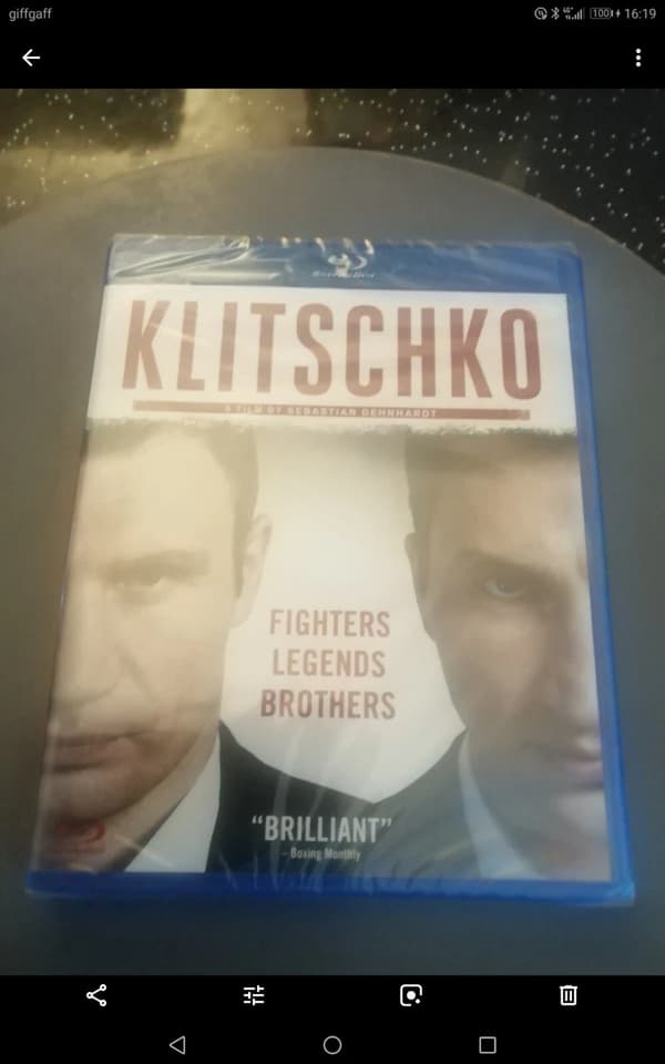 Klitschko (Bluray, 2011) . Cert E Brand New