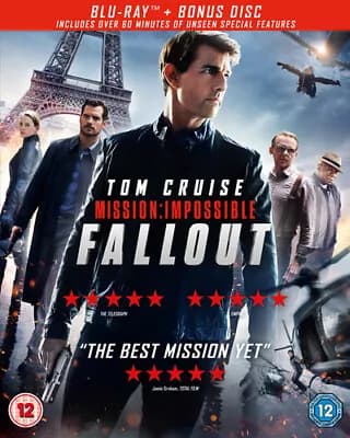Mission: Impossible - Fallout DVD (2018) Tom Cruise, McQuarrie (DIR) cert 12 2 Brand New