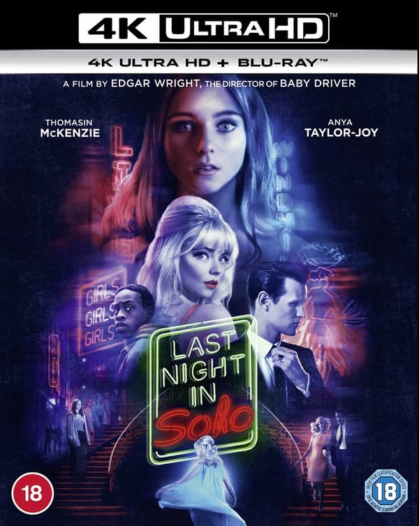 Last Night in Soho [18] 4K UHD Brand New