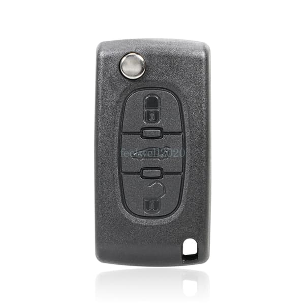 433MHz 3 Button Car Flip Remote Key Fob for Citroen C2 C3 Picasso C4 C8 Dispatch