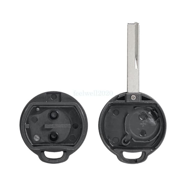 2 Button Key Case Shell For Mitsubishi Colt Remote Fob 2005 - 2012 Smart ForFour