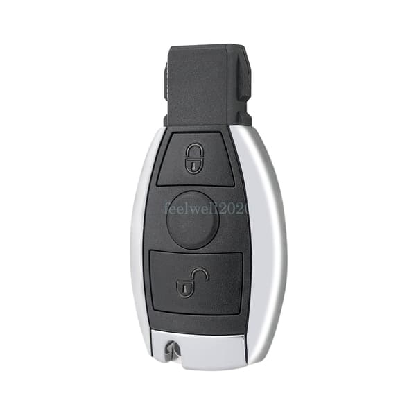 2 Button Smart Key Fob For Mercedes Benz A C E S ML SLK Class Remote Case +Blade