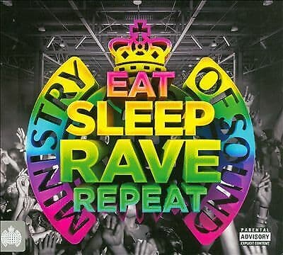 Various Artists : Eat Sleep Rave Repeat CD 3 discs (2014) Pre-Owned