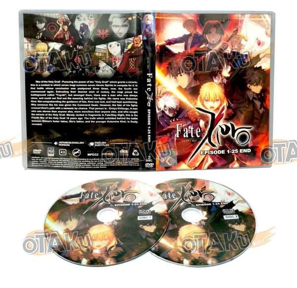 FATE ZERO - ANIME TV SERIES DVD BOX SET (1-25 EPS) (ENG DUB)