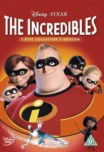 De Utrolige DVD (2005) – Animert eventyr av Brad Bird, 2 disker